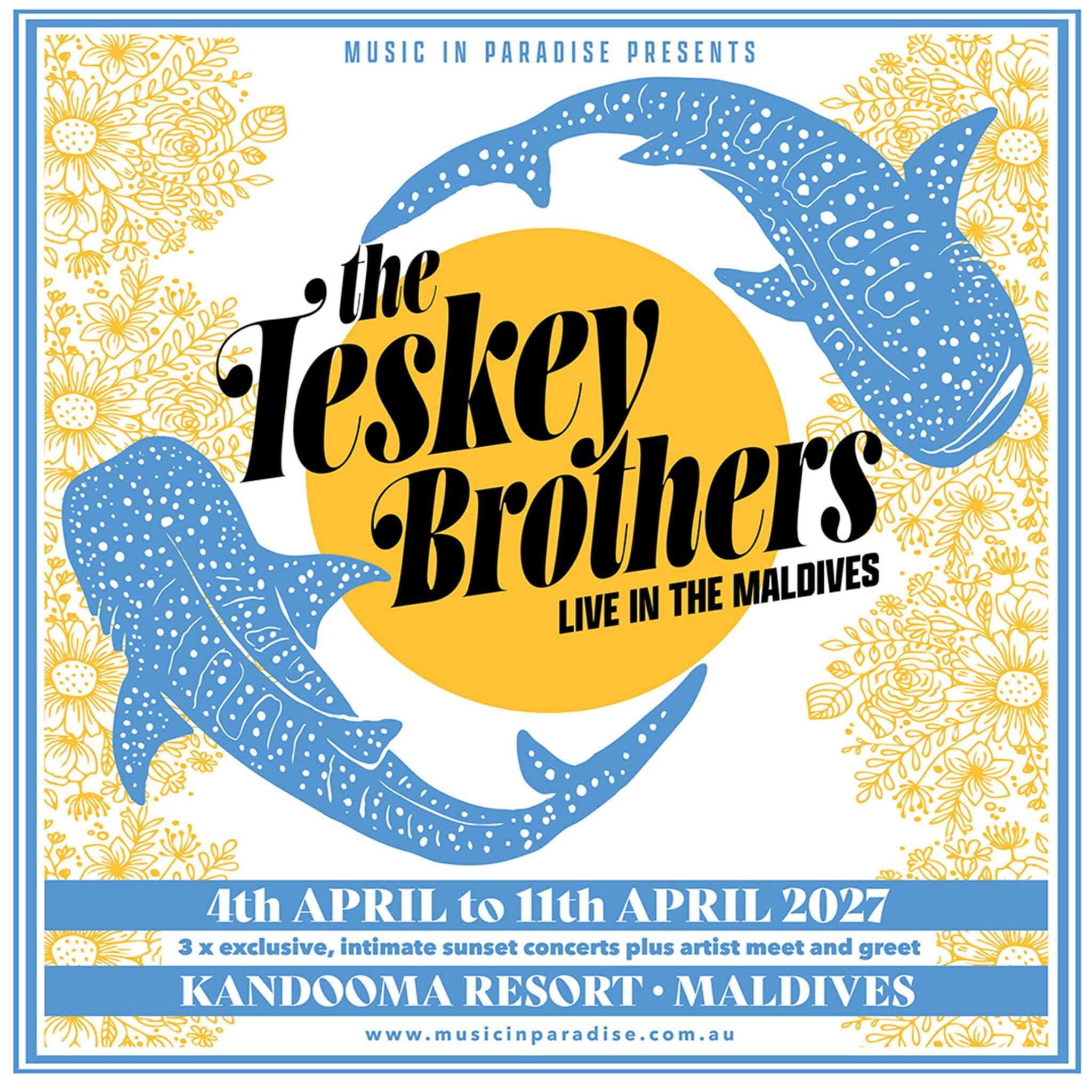 The Teskey Brothers Maldives 2027